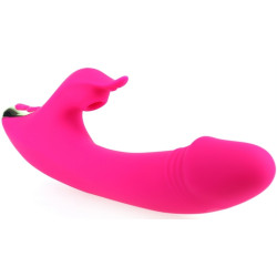 Generique Vibro Rabbit à aspiration Amant Vibe 22cm Rose